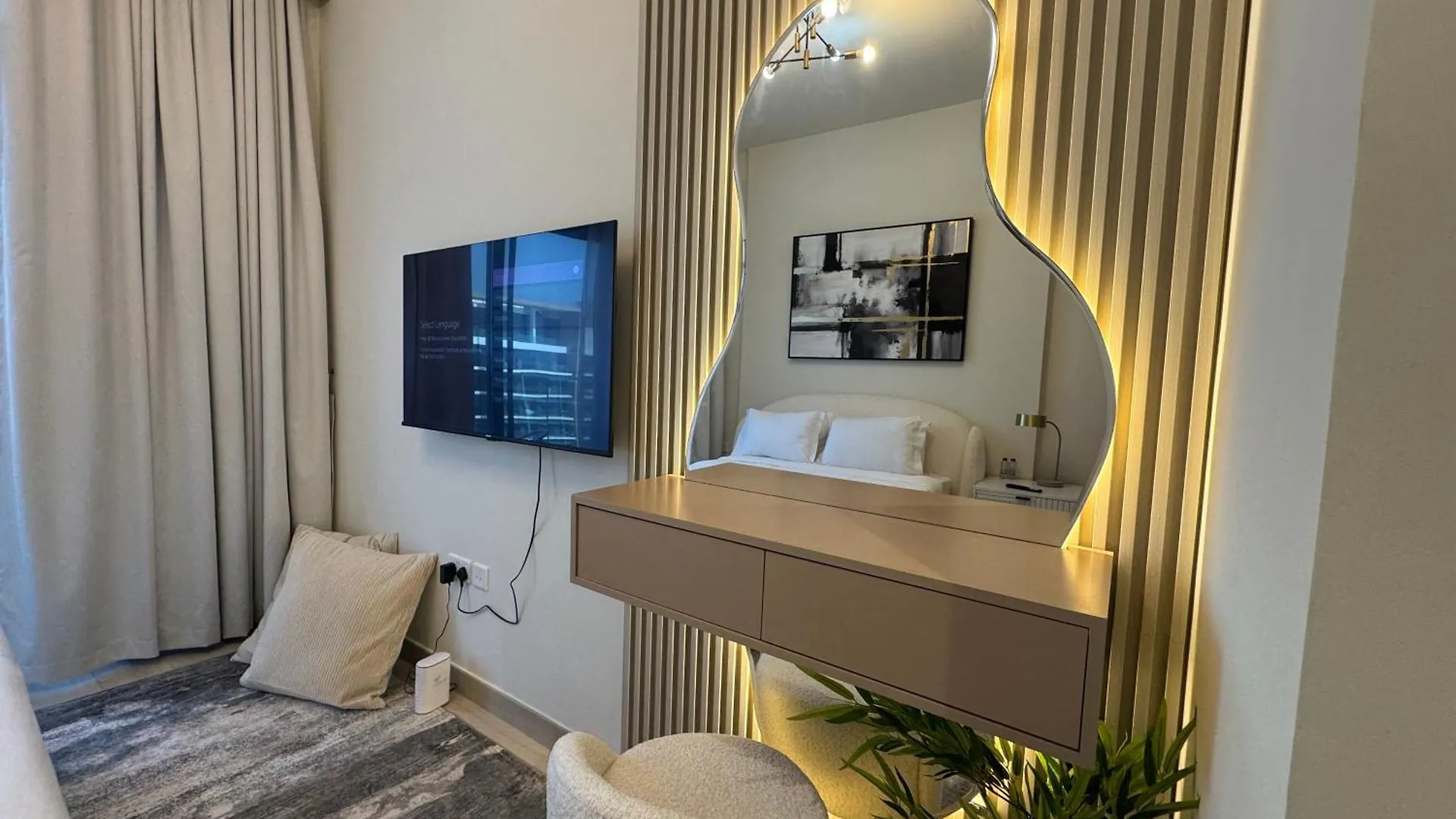 Ashri Elegant Studio Near Burj Khalifa ドバイ アラブ首長国連邦